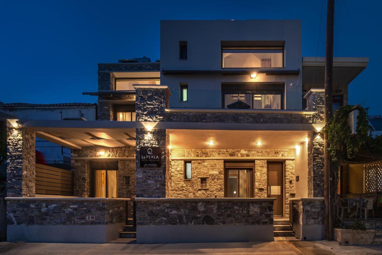 La Perla Suites Agioi Apostoloi  Dış mekan fotoğraf